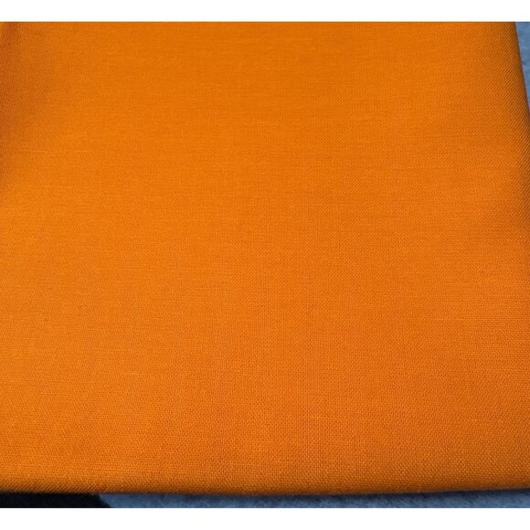 Bright Orange Cotton Fabric 1/2 yard X 45" for Sewing Quilting & Crafts - Picture 1 of 4